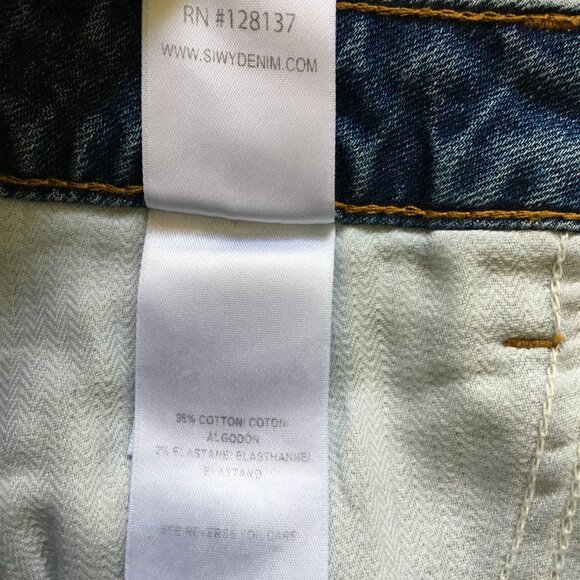 NWT Siwy Jean Womens Straight fit Size 27 Bellissima Take a Chance Step Fray Hem - Picture 11 of 13